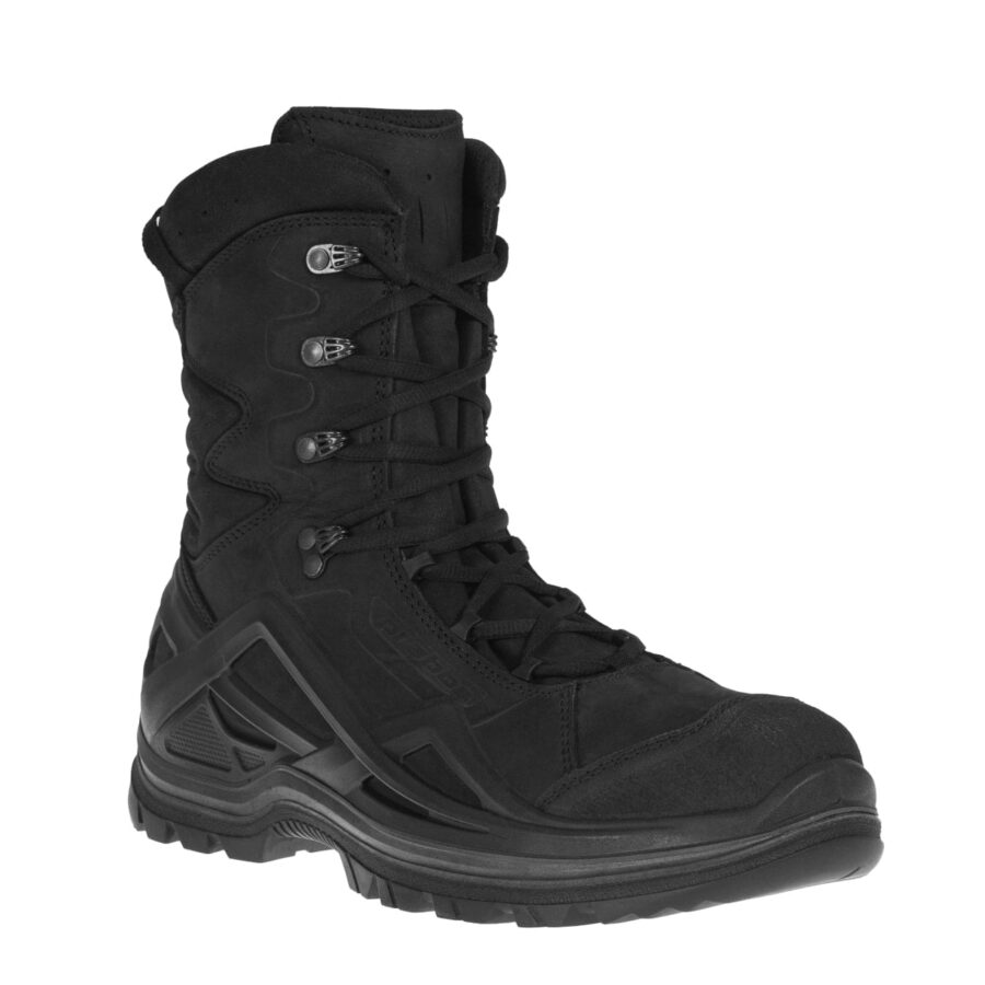 Czarne wysokie buty taktyczne dla pracowników ochrony Nomand HIGH Prabos